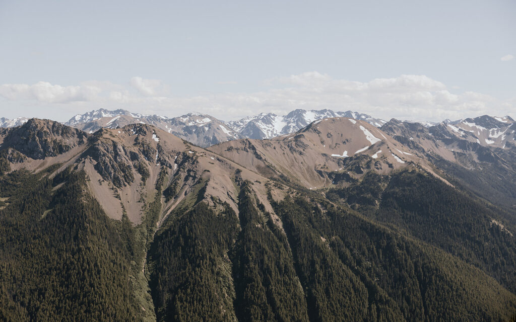 Olympic National Park Engagement Session at Maiden Peak